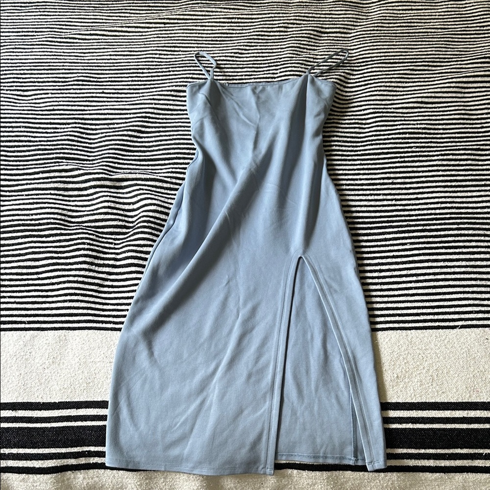 Lovers + Friends Light Blue Midi Dress